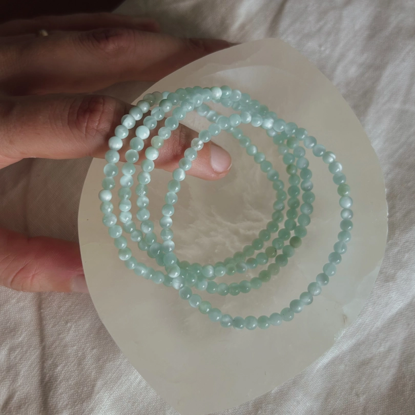 bracciale elastico - Angelite Peacock